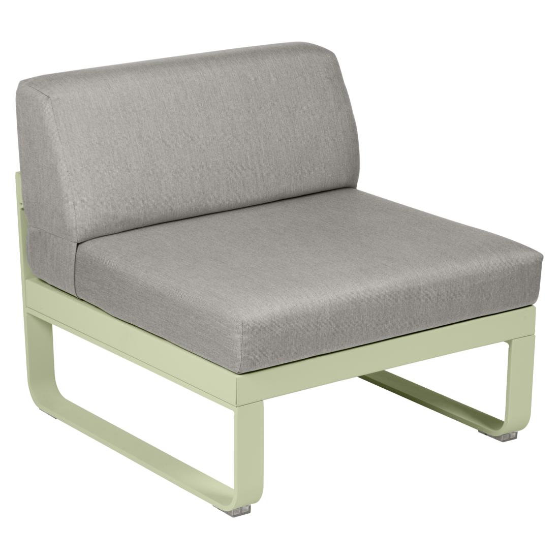Fermob- Bellevie 1 Seater Central Module - Grey Taupe Cushions
