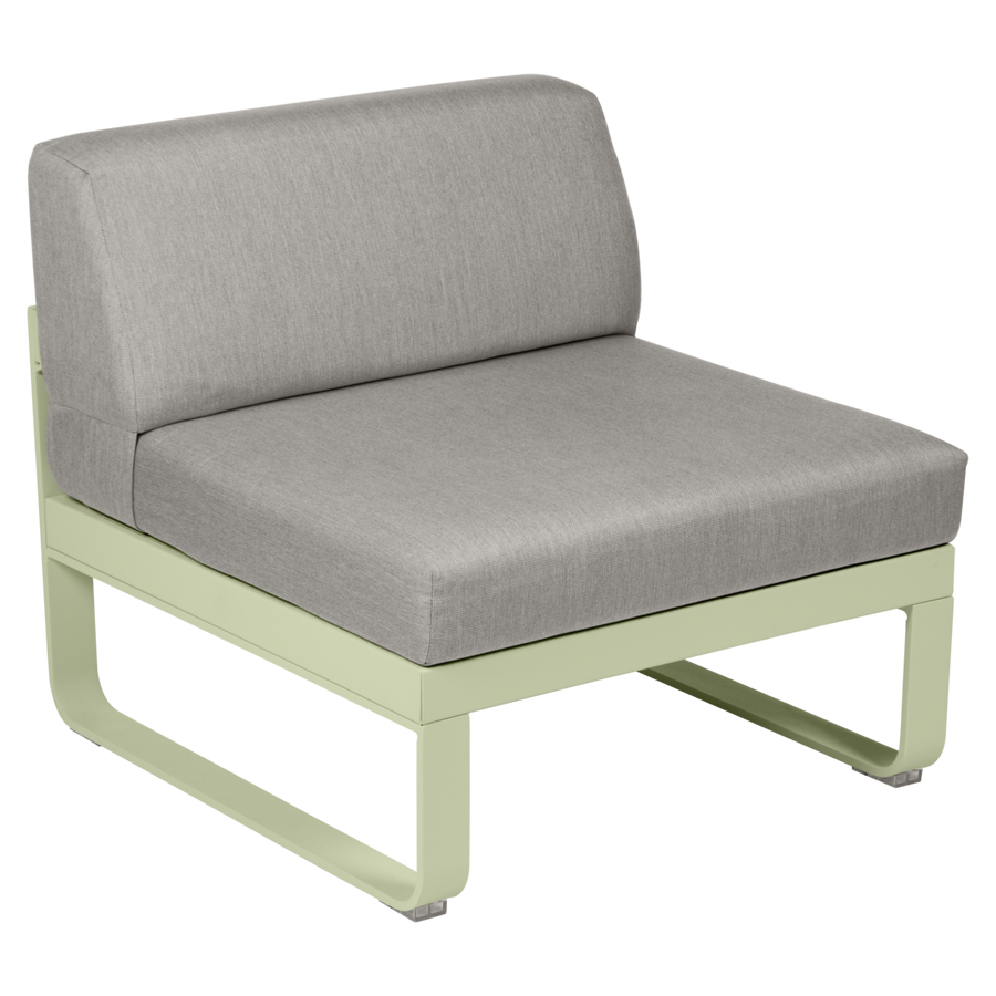 Fermob- Bellevie 1 Seater Central Module - Grey Taupe Cushions