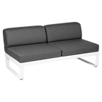 Fermob- Bellevie 2 Seater Central Module - Graphite Grey Cushions