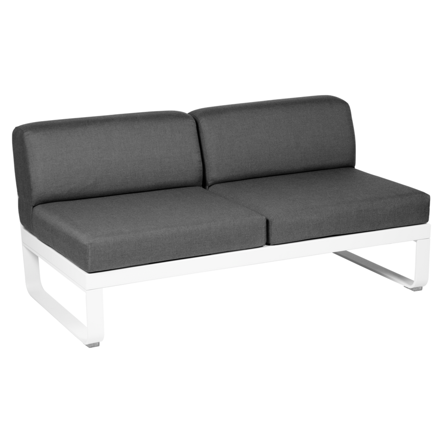 Fermob- Bellevie 2 Seater Central Module - Graphite Grey Cushions