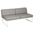 Fermob- Bellevie 2 Seater Central Module - Grey Taupe Cushions