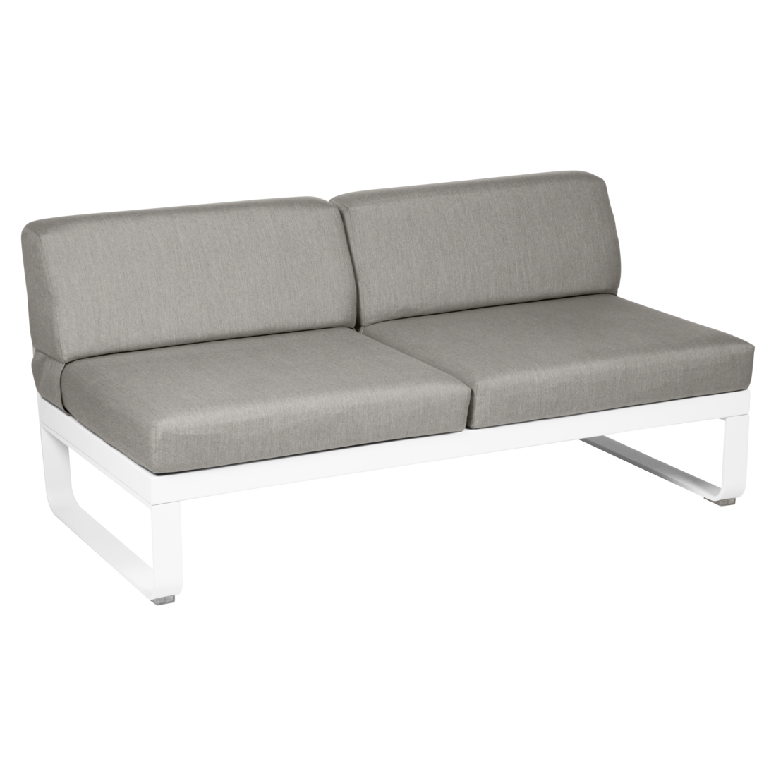 Fermob- Bellevie 2 Seater Central Module - Grey Taupe Cushions
