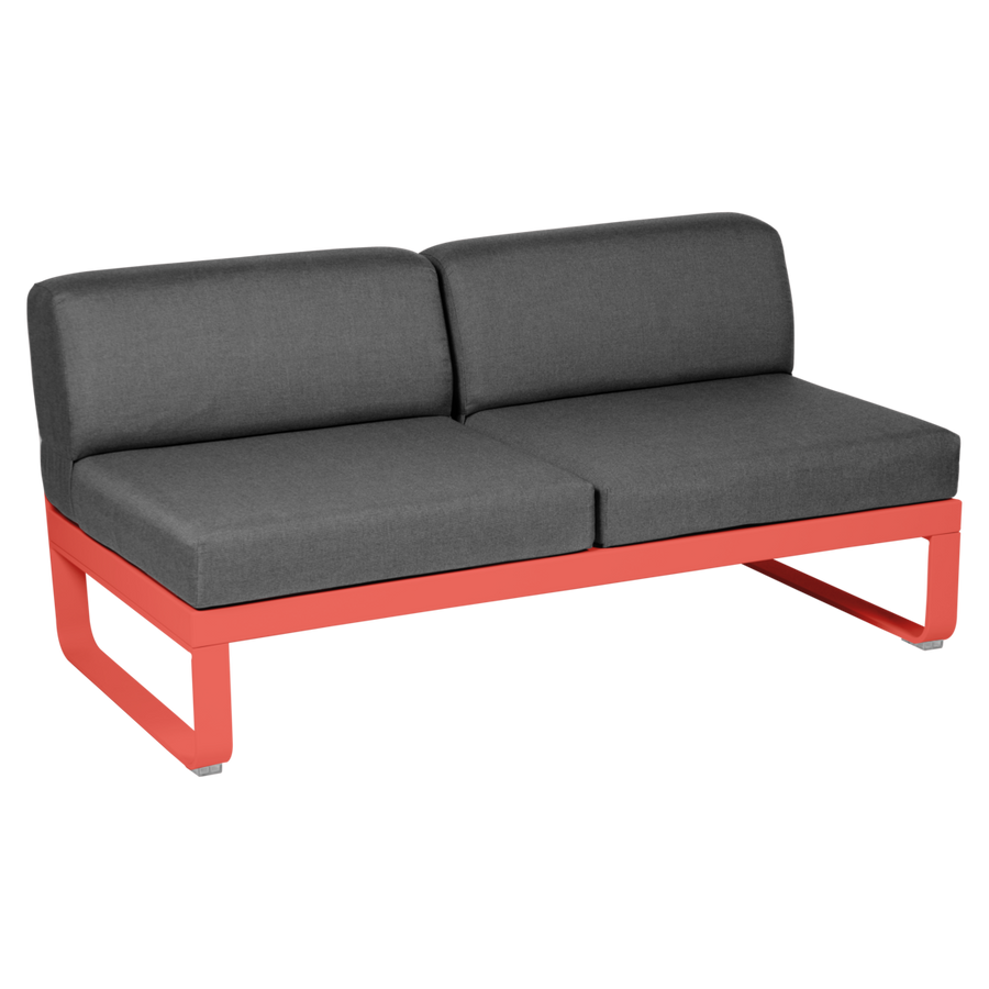 Fermob- Bellevie 2 Seater Central Module - Graphite Grey Cushions
