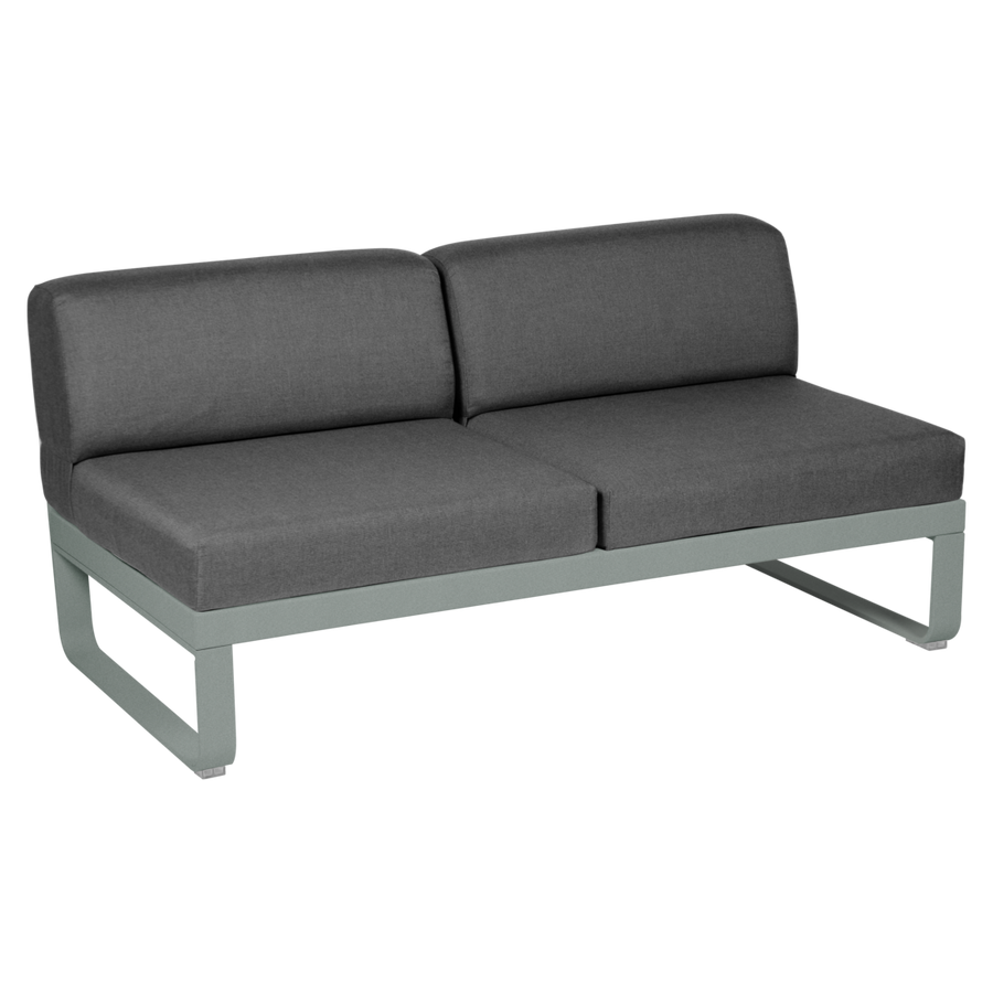 Fermob- Bellevie 2 Seater Central Module - Graphite Grey Cushions