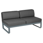 Fermob- Bellevie 2 Seater Central Module - Graphite Grey Cushions