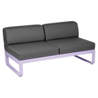 Fermob- Bellevie 2 Seater Central Module - Graphite Grey Cushions