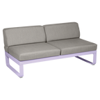 Fermob- Bellevie 2 Seater Central Module - Grey Taupe Cushions