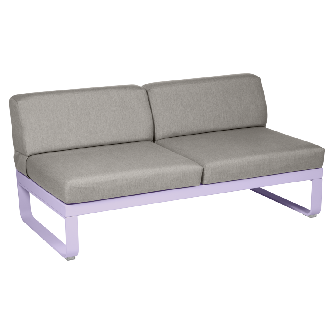 Fermob- Bellevie 2 Seater Central Module - Grey Taupe Cushions