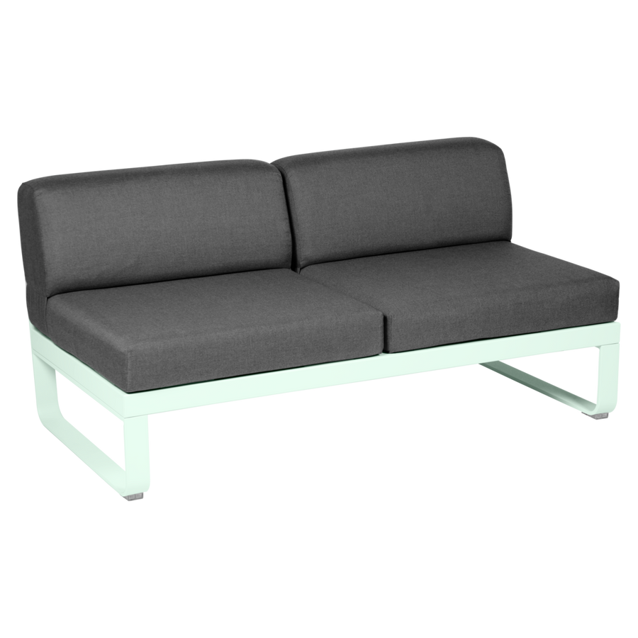 Fermob- Bellevie 2 Seater Central Module - Graphite Grey Cushions