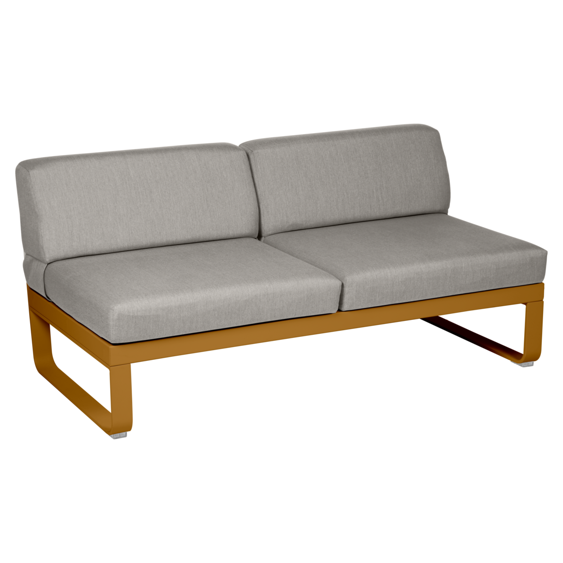 Fermob- Bellevie 2 Seater Central Module - Grey Taupe Cushions