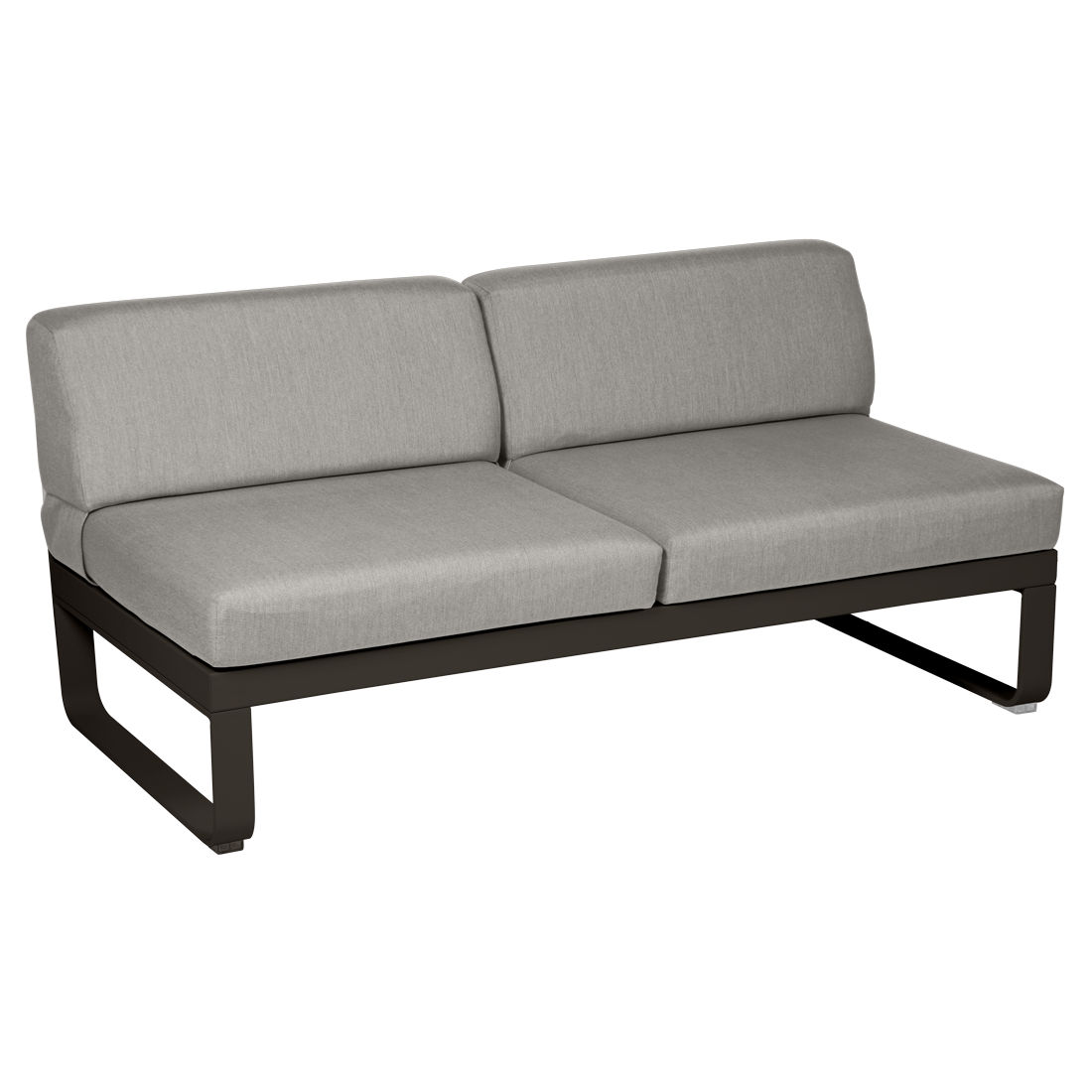 Fermob- Bellevie 2 Seater Central Module - Grey Taupe Cushions
