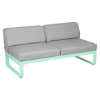 Fermob- Bellevie 2 Seater Central Module - Flannel Grey Cushions