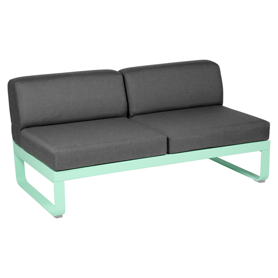 Fermob- Bellevie 2 Seater Central Module - Graphite Grey Cushions