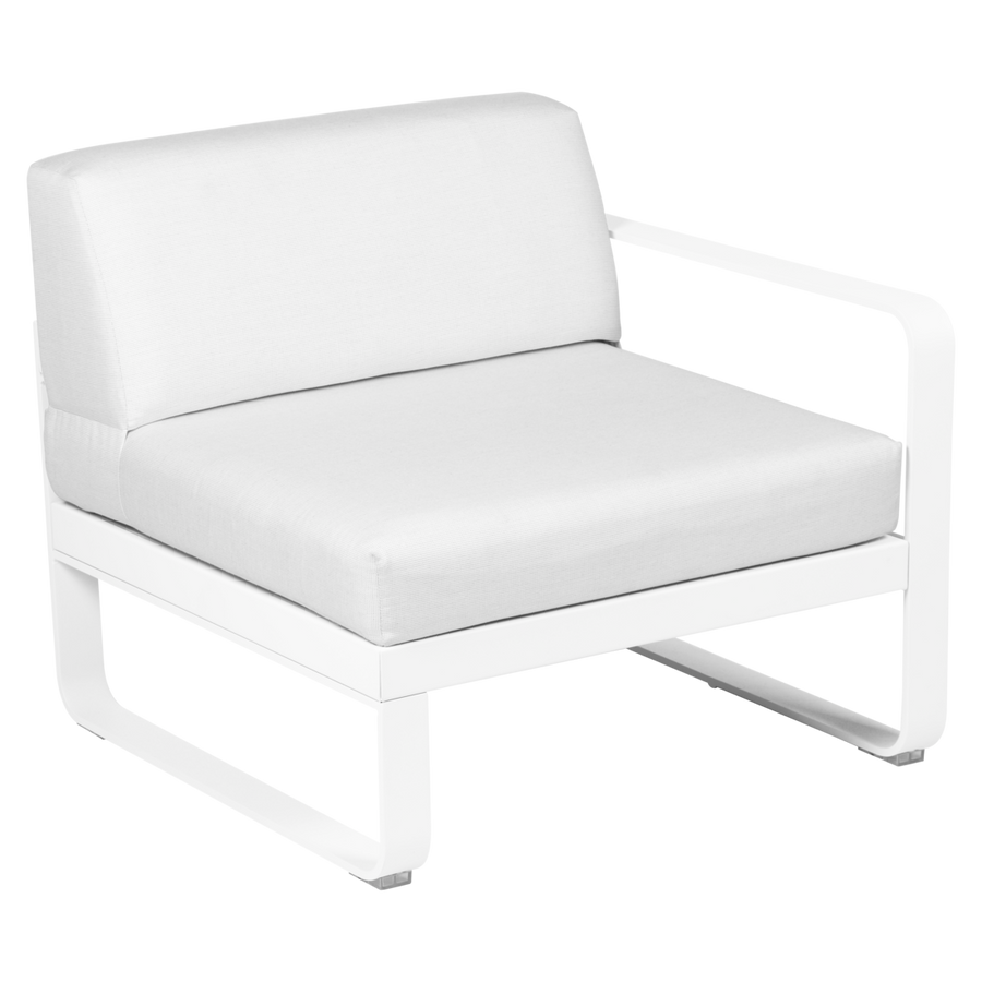 Fermob- Bellevie 1 Seater Right Module - Off White Cushions