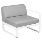 Fermob- Bellevie 1 Seater Right Module - Flannel Grey Cushions