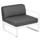 Fermob- Bellevie 1 Seater Right Module - Graphite Grey Cushions