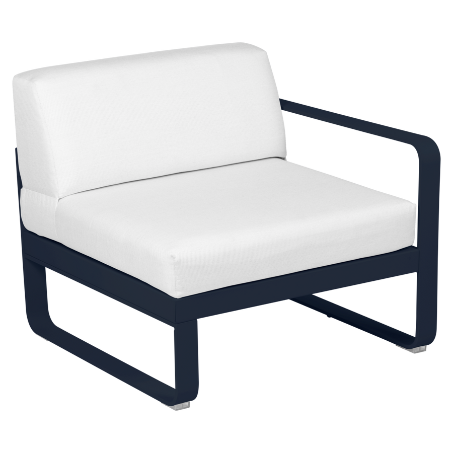 Fermob- Bellevie 1 Seater Right Module - Off White Cushions