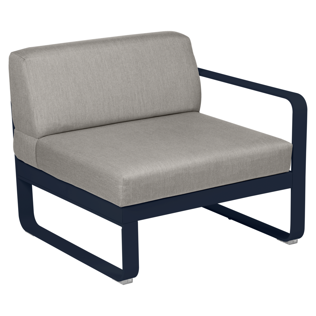 Fermob- Bellevie 1 Seater Right Module - Grey Taupe Cushions