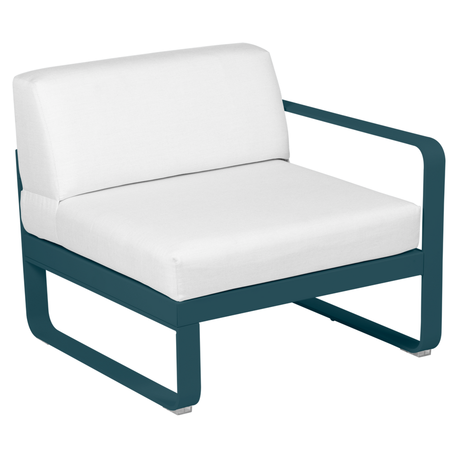 Fermob- Bellevie 1 Seater Right Module - Off White Cushions