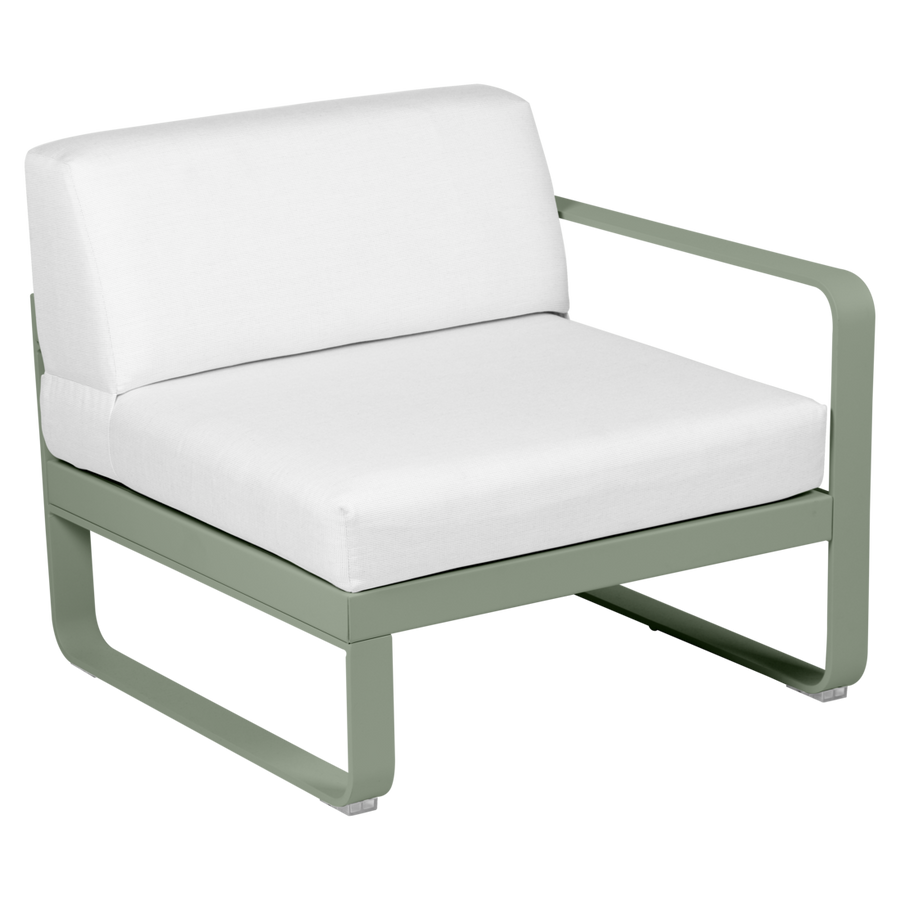 Fermob- Bellevie 1 Seater Right Module - Off White Cushions