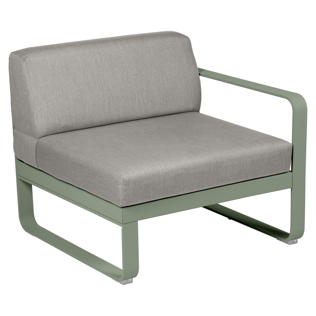 Fermob- Bellevie 1 Seater Right Module - Grey Taupe Cushions