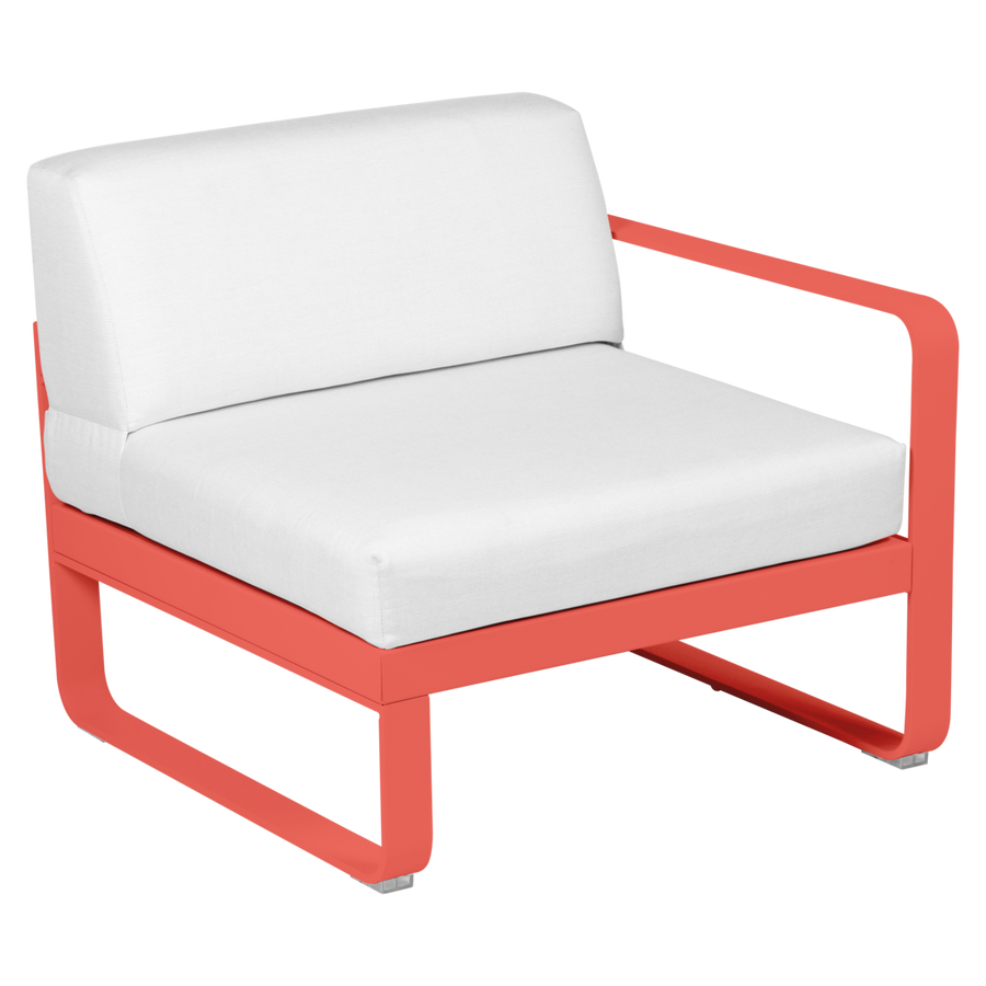 Fermob- Bellevie 1 Seater Right Module - Off White Cushions
