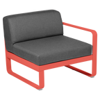 Fermob- Bellevie 1 Seater Right Module - Graphite Grey Cushions