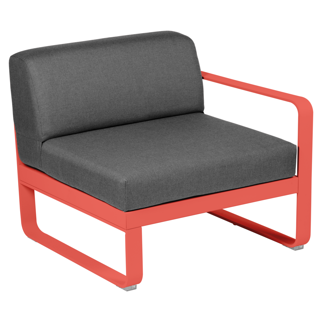 Fermob- Bellevie 1 Seater Right Module - Graphite Grey Cushions