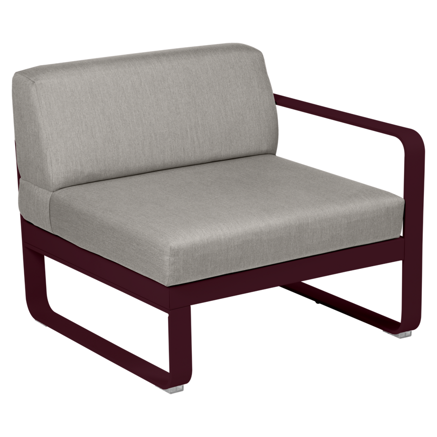 Fermob- Bellevie 1 Seater Right Module - Grey Taupe Cushions