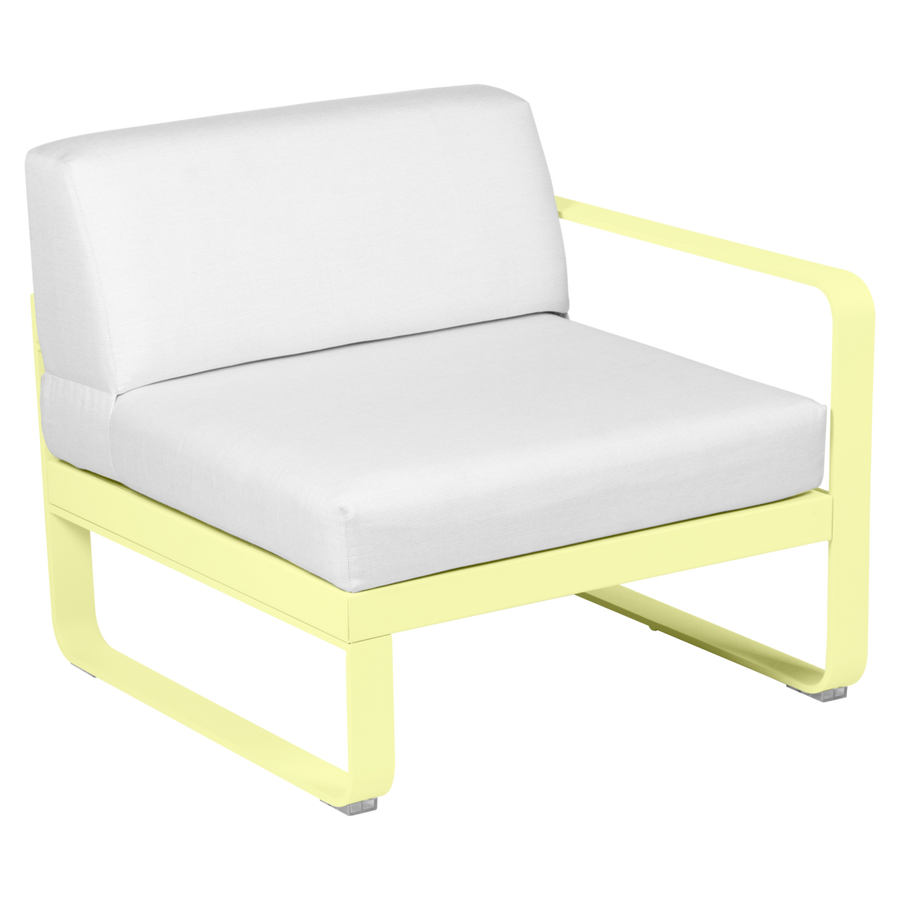 Fermob- Bellevie 1 Seater Right Module - Off White Cushions
