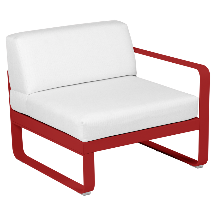 Fermob- Bellevie 1 Seater Right Module - Off White Cushions