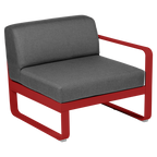 Fermob- Bellevie 1 Seater Right Module - Graphite Grey Cushions