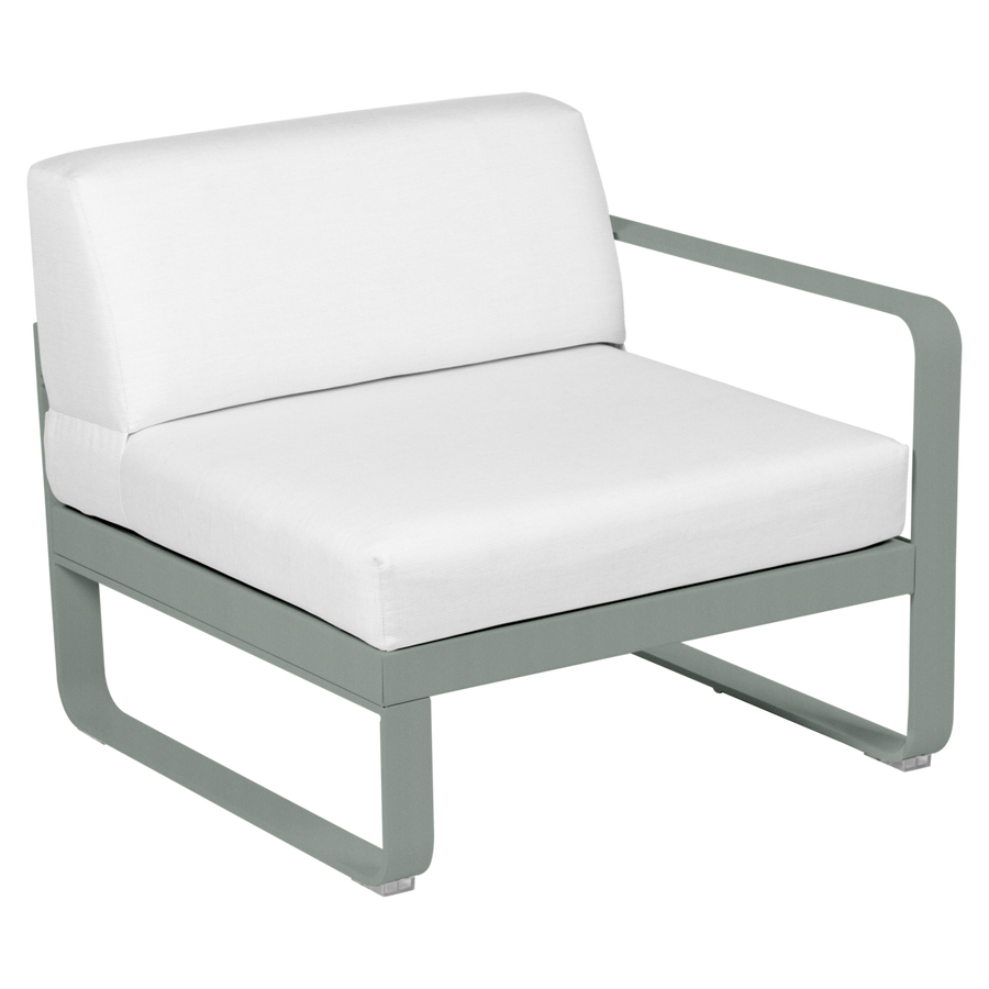 Fermob- Bellevie 1 Seater Right Module - Off White Cushions