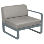 Fermob- Bellevie 1 Seater Right Module - Grey Taupe Cushions