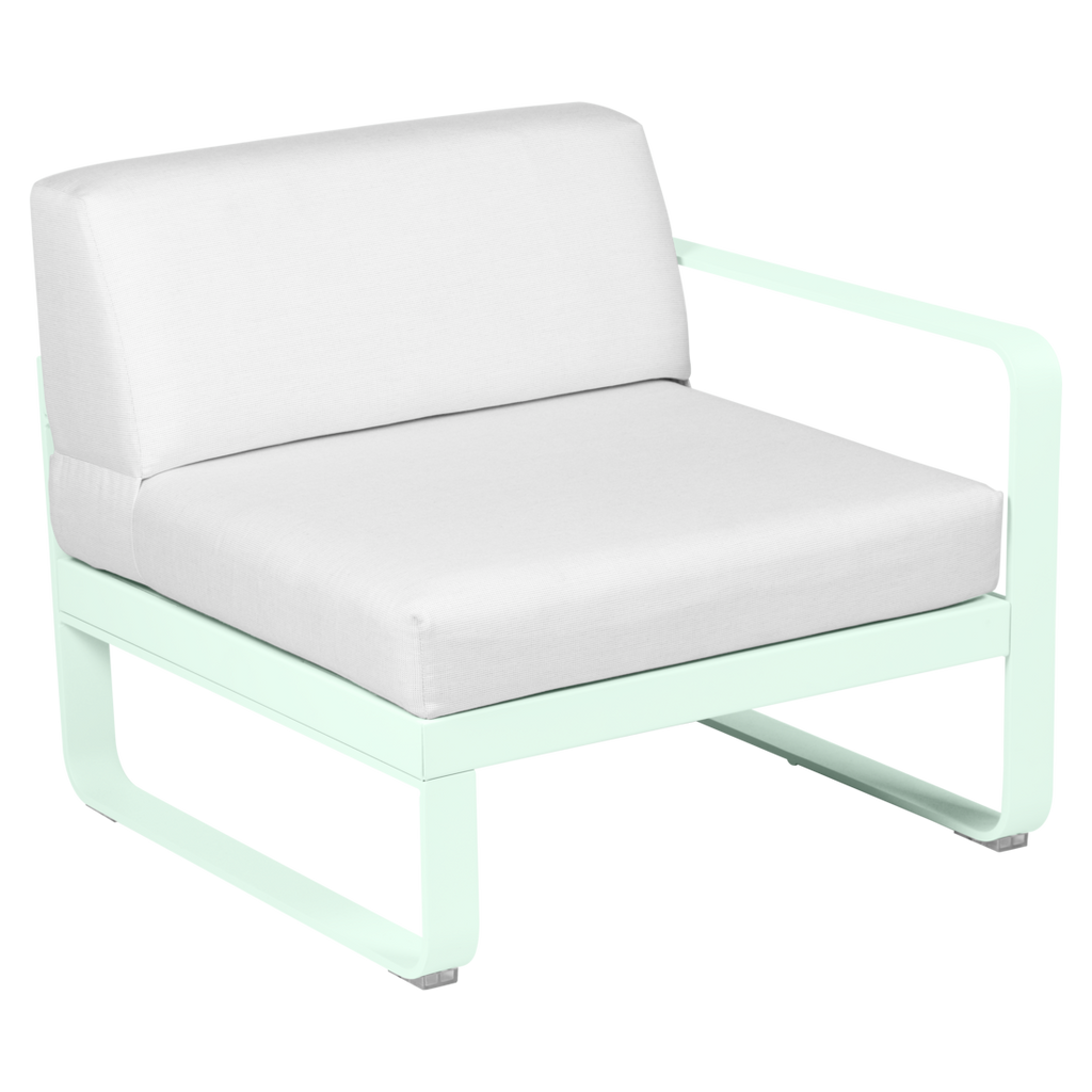 Fermob- Bellevie 1 Seater Right Module - Off White Cushions