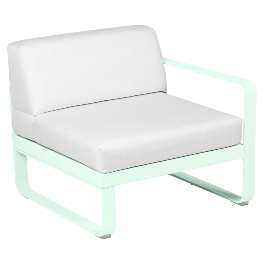 Fermob- Bellevie 1 Seater Right Module - Off White Cushions