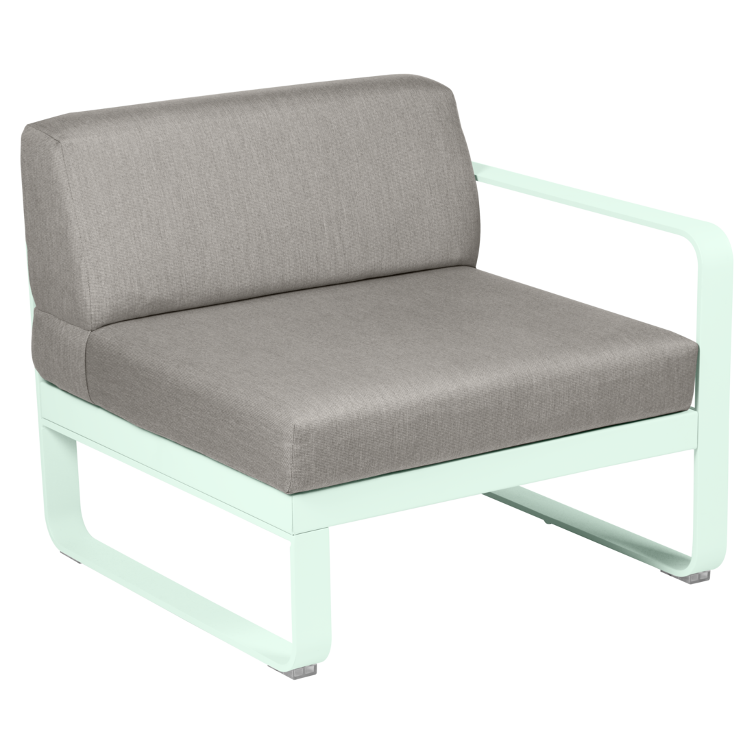 Fermob- Bellevie 1 Seater Right Module - Grey Taupe Cushions