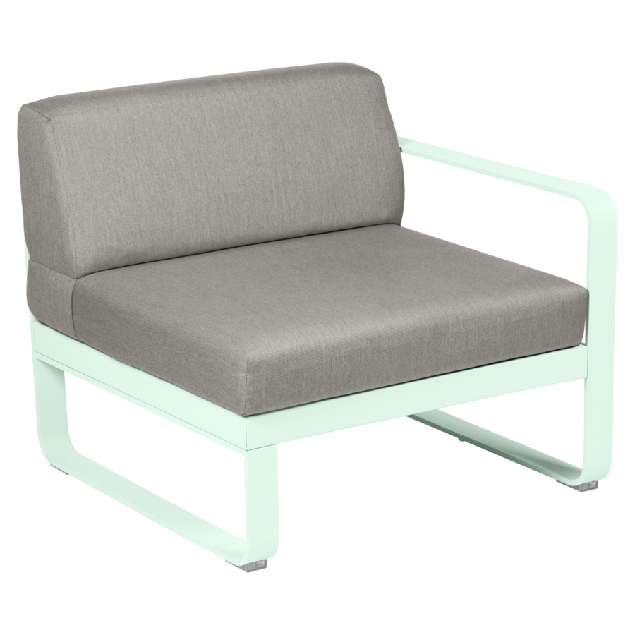 Fermob- Bellevie 1 Seater Right Module - Grey Taupe Cushions