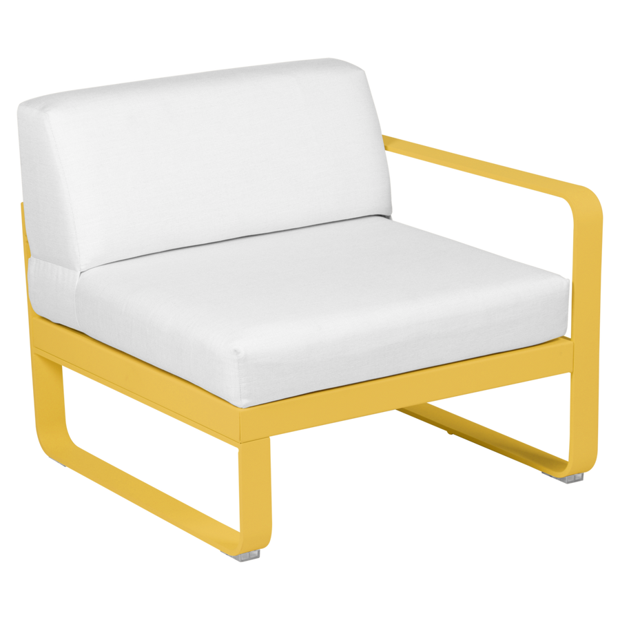 Fermob- Bellevie 1 Seater Right Module - Off White Cushions