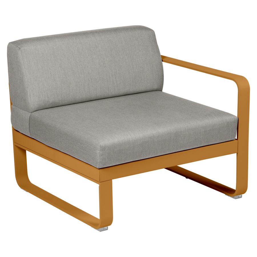 Fermob- Bellevie 1 Seater Right Module - Grey Taupe Cushions
