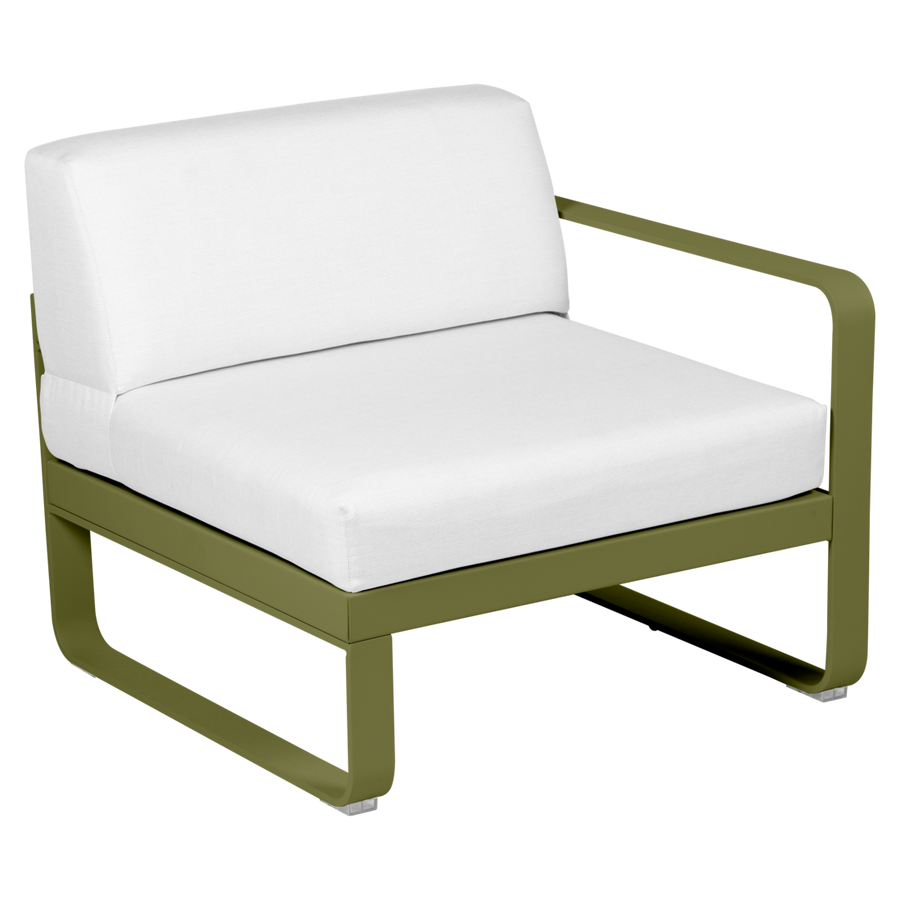 Fermob- Bellevie 1 Seater Right Module - Off White Cushions