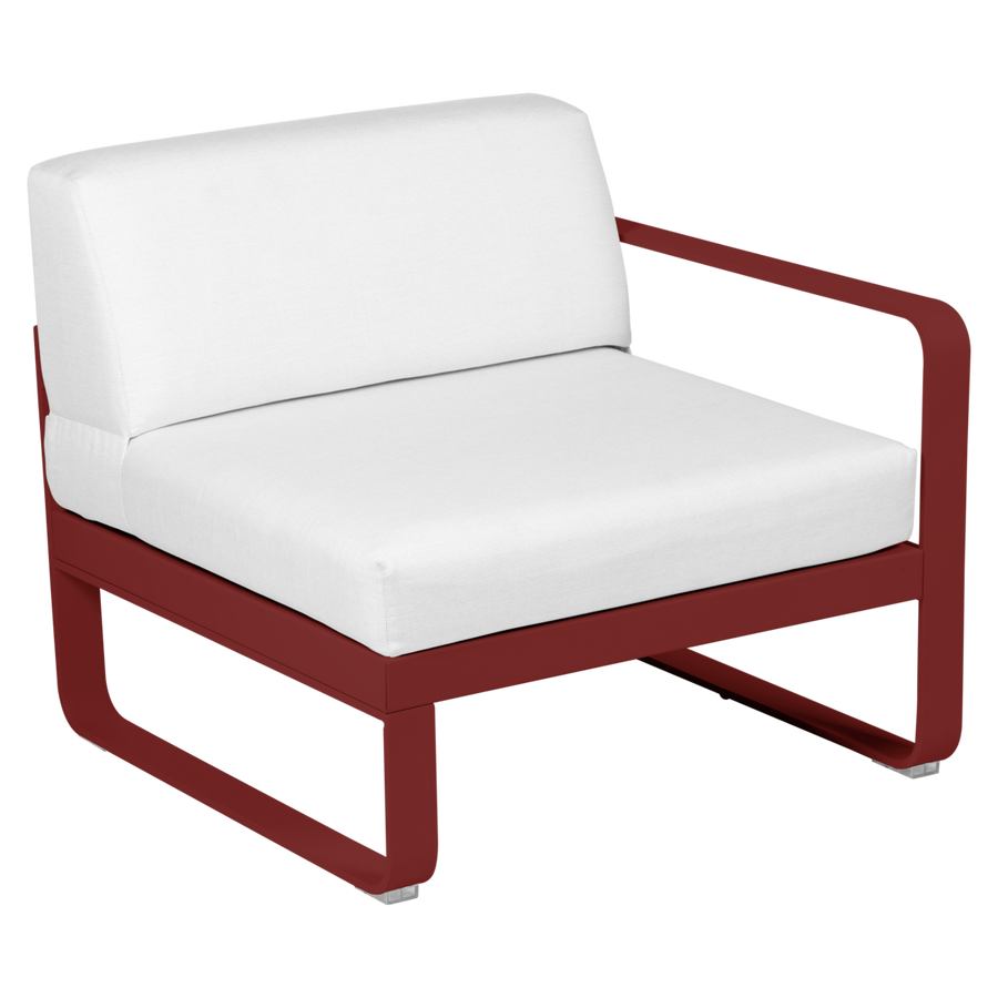 Fermob- Bellevie 1 Seater Right Module - Off White Cushions