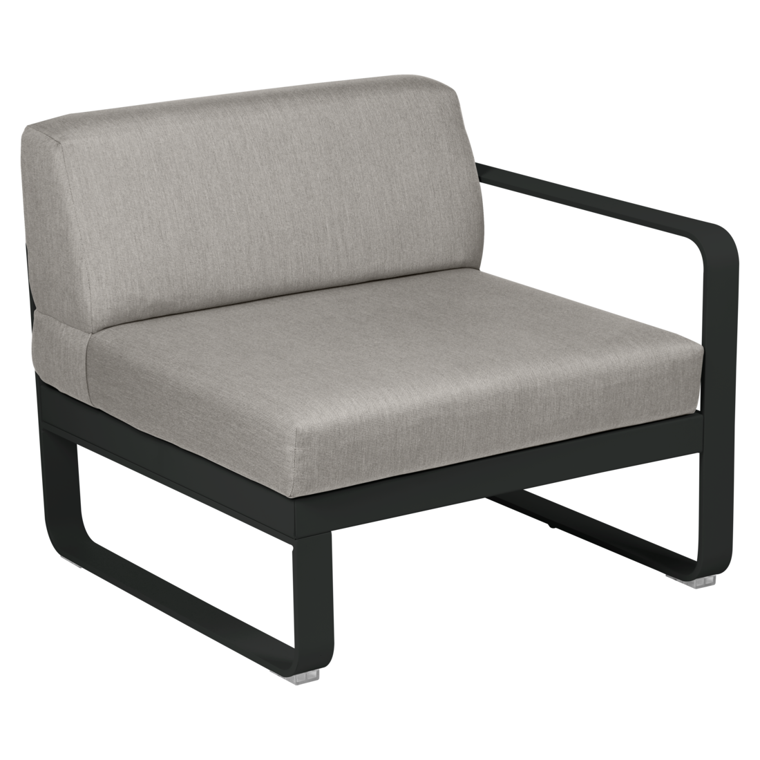 Fermob- Bellevie 1 Seater Right Module - Grey Taupe Cushions