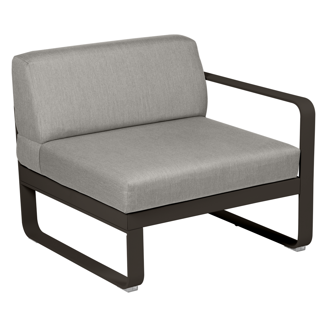 Fermob- Bellevie 1 Seater Right Module - Grey Taupe Cushions