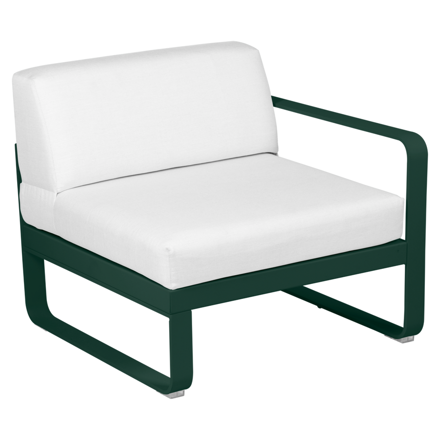 Fermob- Bellevie 1 Seater Right Module - Off White Cushions