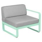 Fermob- Bellevie 1 Seater Right Module - Flannel Grey Cushions