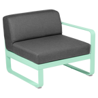 Fermob- Bellevie 1 Seater Right Module - Graphite Grey Cushions