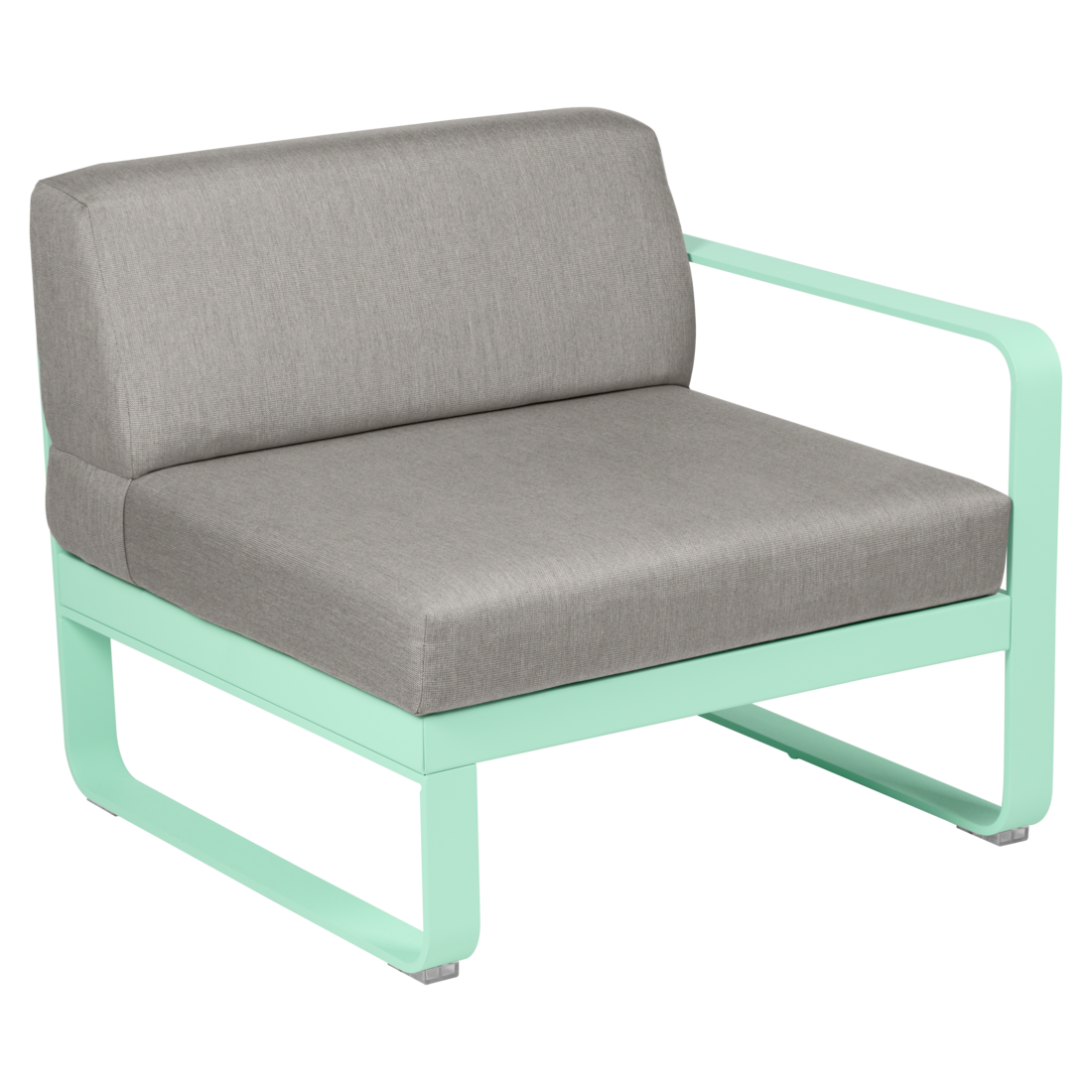 Fermob- Bellevie 1 Seater Right Module - Grey Taupe Cushions