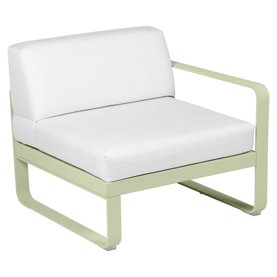 Fermob- Bellevie 1 Seater Right Module - Off White Cushions
