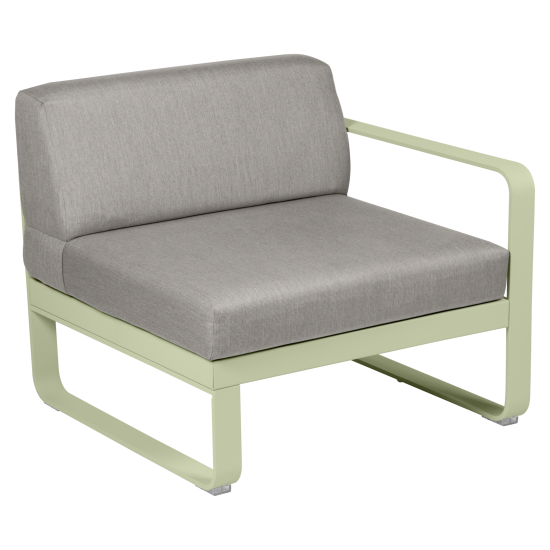 Fermob- Bellevie 1 Seater Right Module - Grey Taupe Cushions